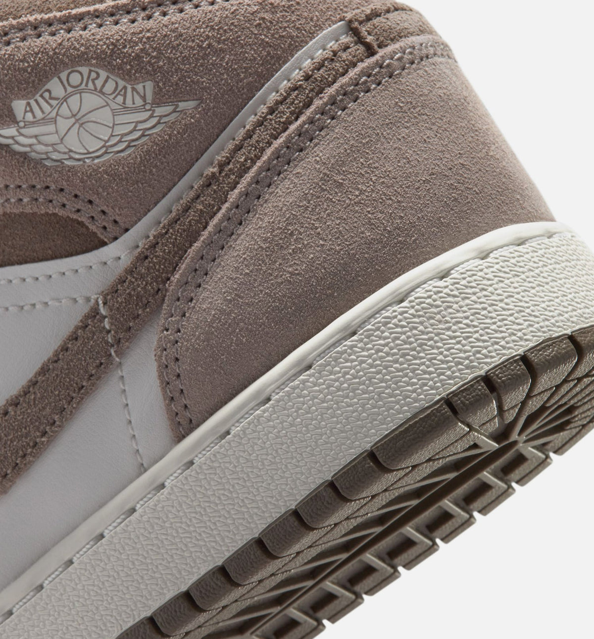 Air Jordan 1 Mid GS Sneakers | Enigma Stone/Olive Grey/Summit White