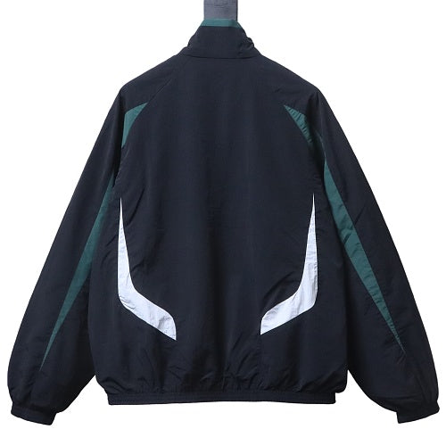 Balenciaga Track Jacket Black Green