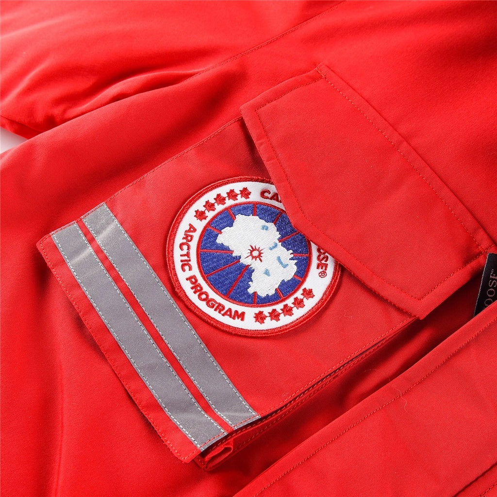 Canada Goose Red Snow Mantra Hooded Parka