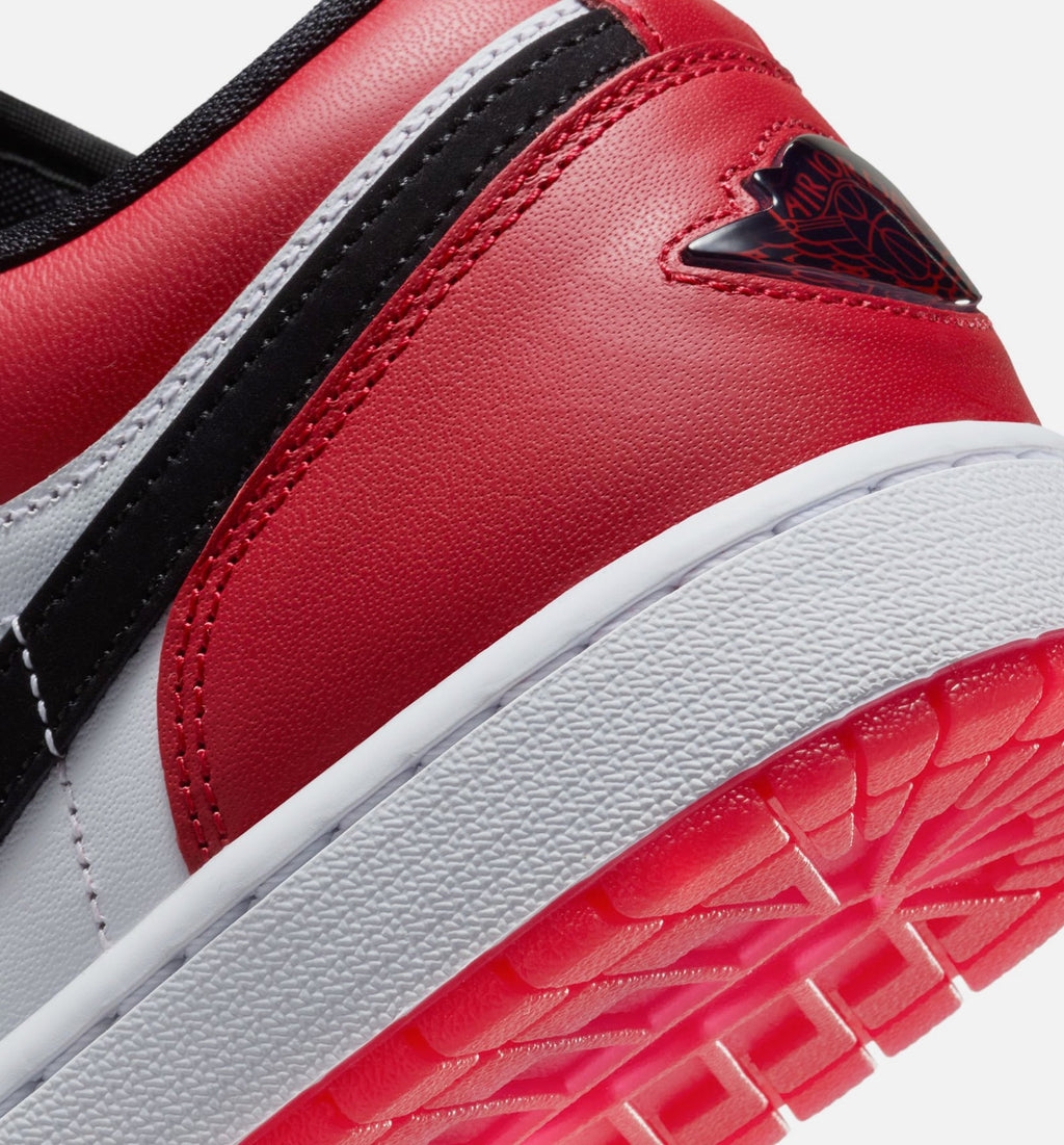 Air Jordan 1 Low SE Men's Lifestyle Sneakers - White/Varsity Red/Black