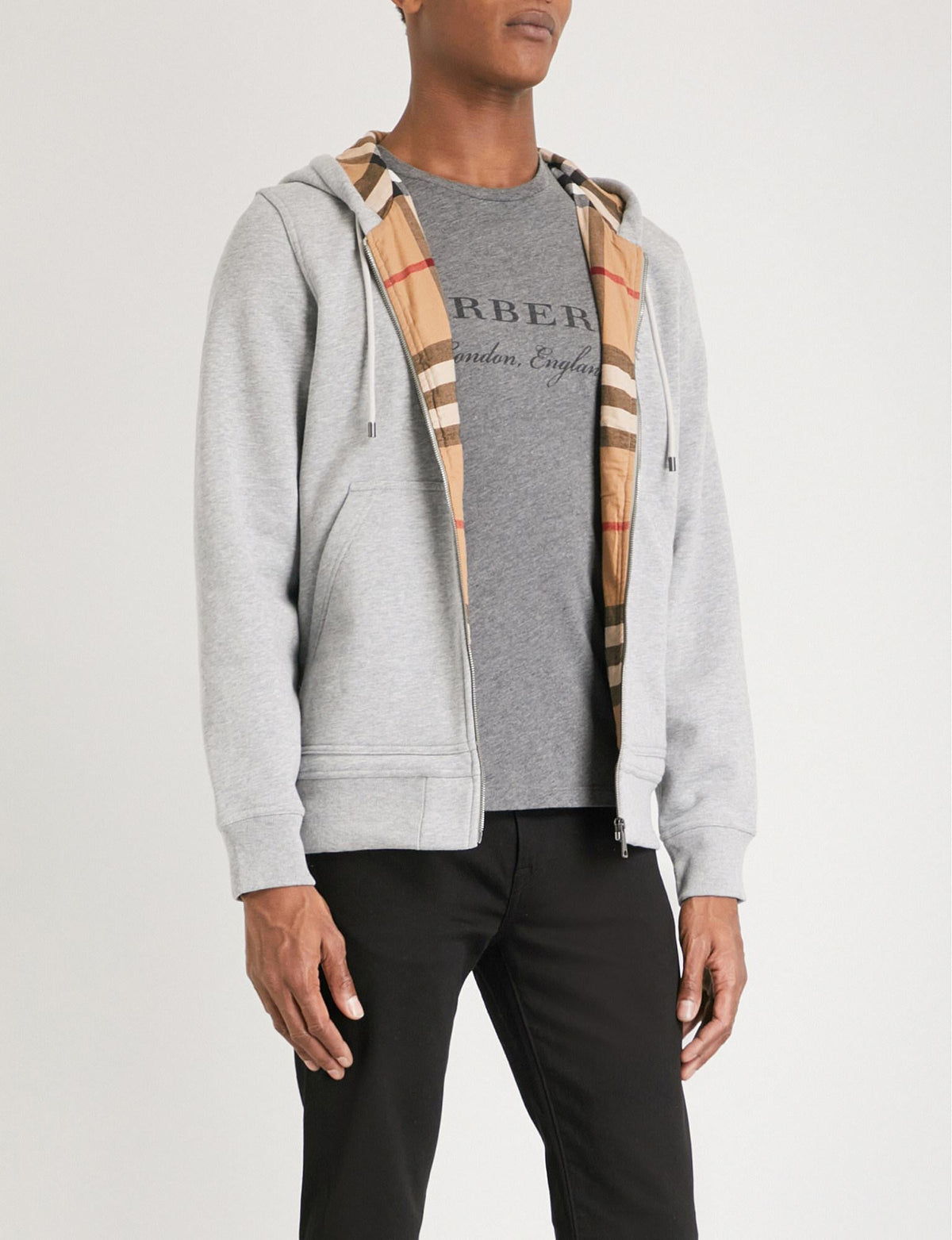 Burberry Fordson Zip Hoodie - Black