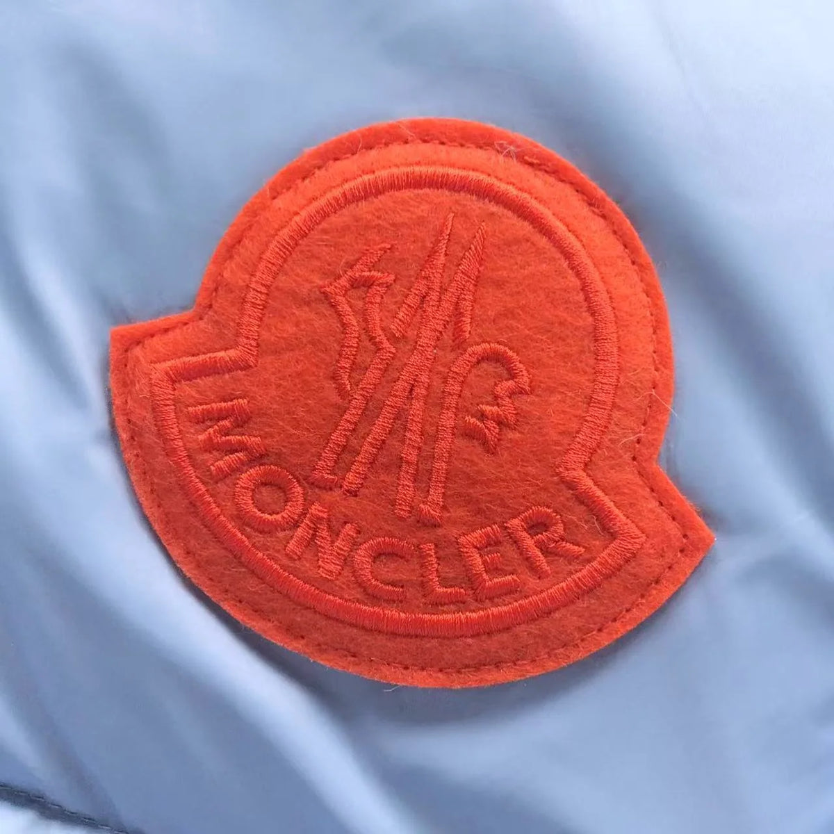 Moncler Light Blue Quilted Hooded Puffer Jacket