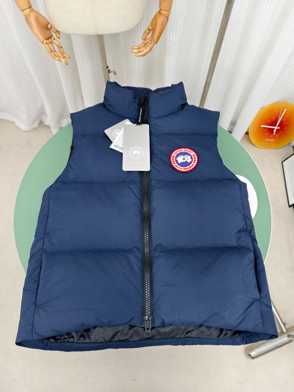 Canada Goose Navy Blue Stand-Collar Puffer Vest