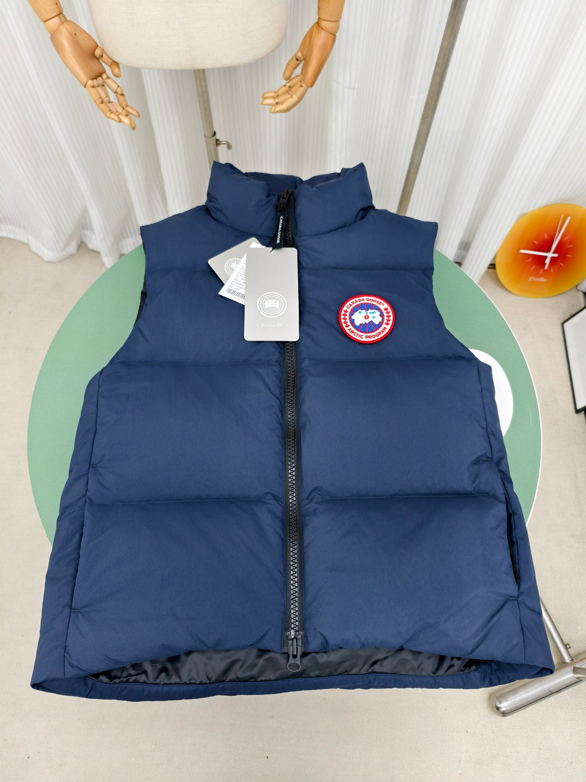Canada Goose Navy Blue Stand-Collar Puffer Vest