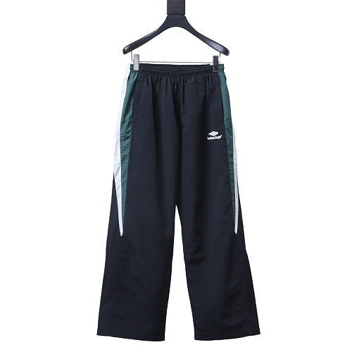 Balenciaga Track Pant Black Green