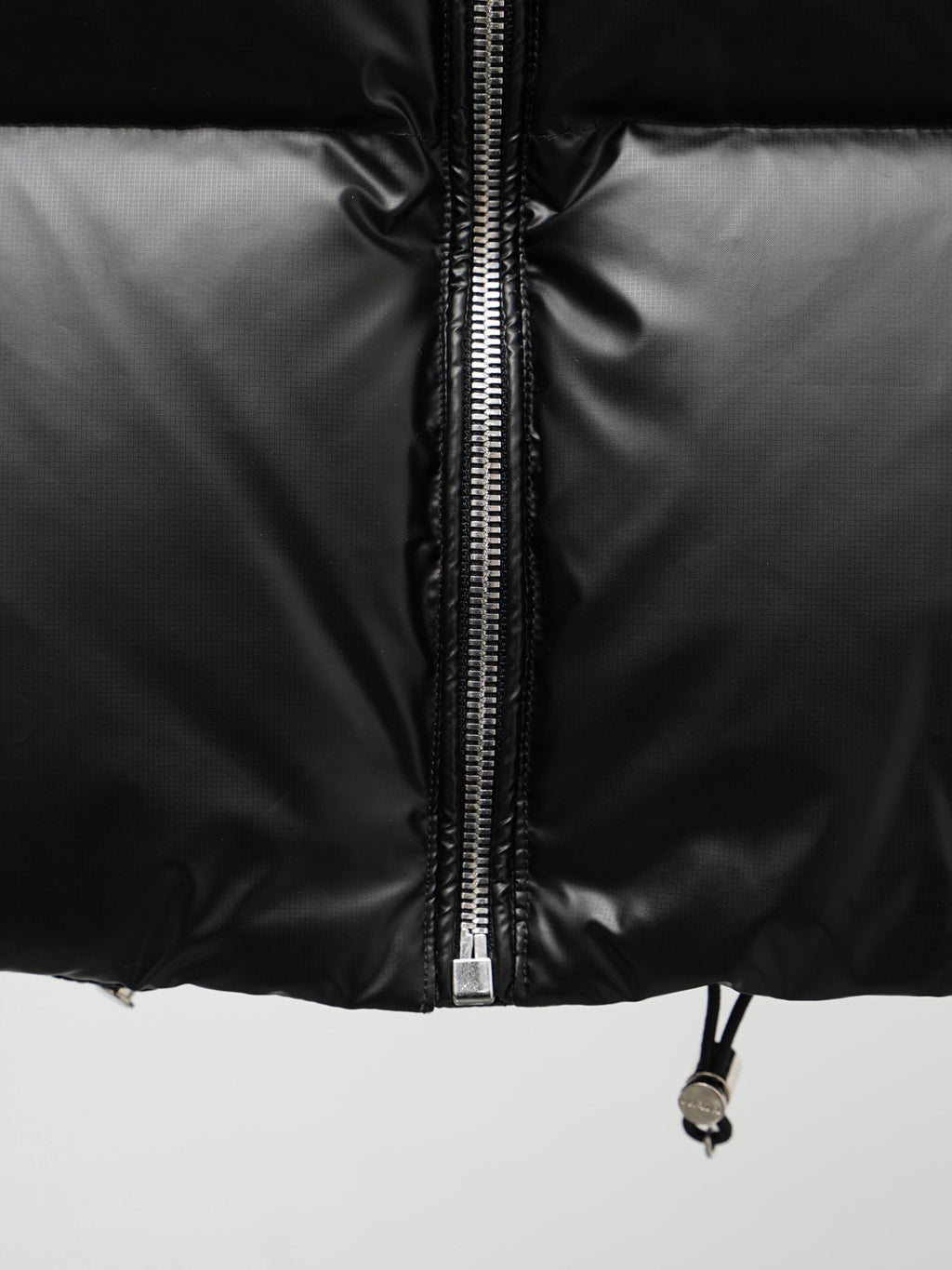 Prada Black Quilted Puffer Vest with Stand Collar