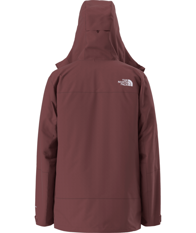 The North Face Burgundy Hooded Zip-Up Jacket