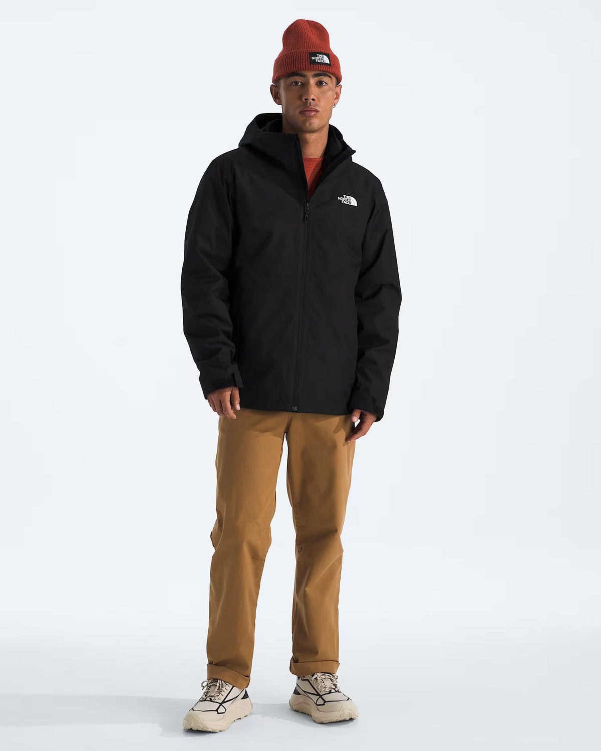 The North Face Black Hooded Zip-Up Jacket