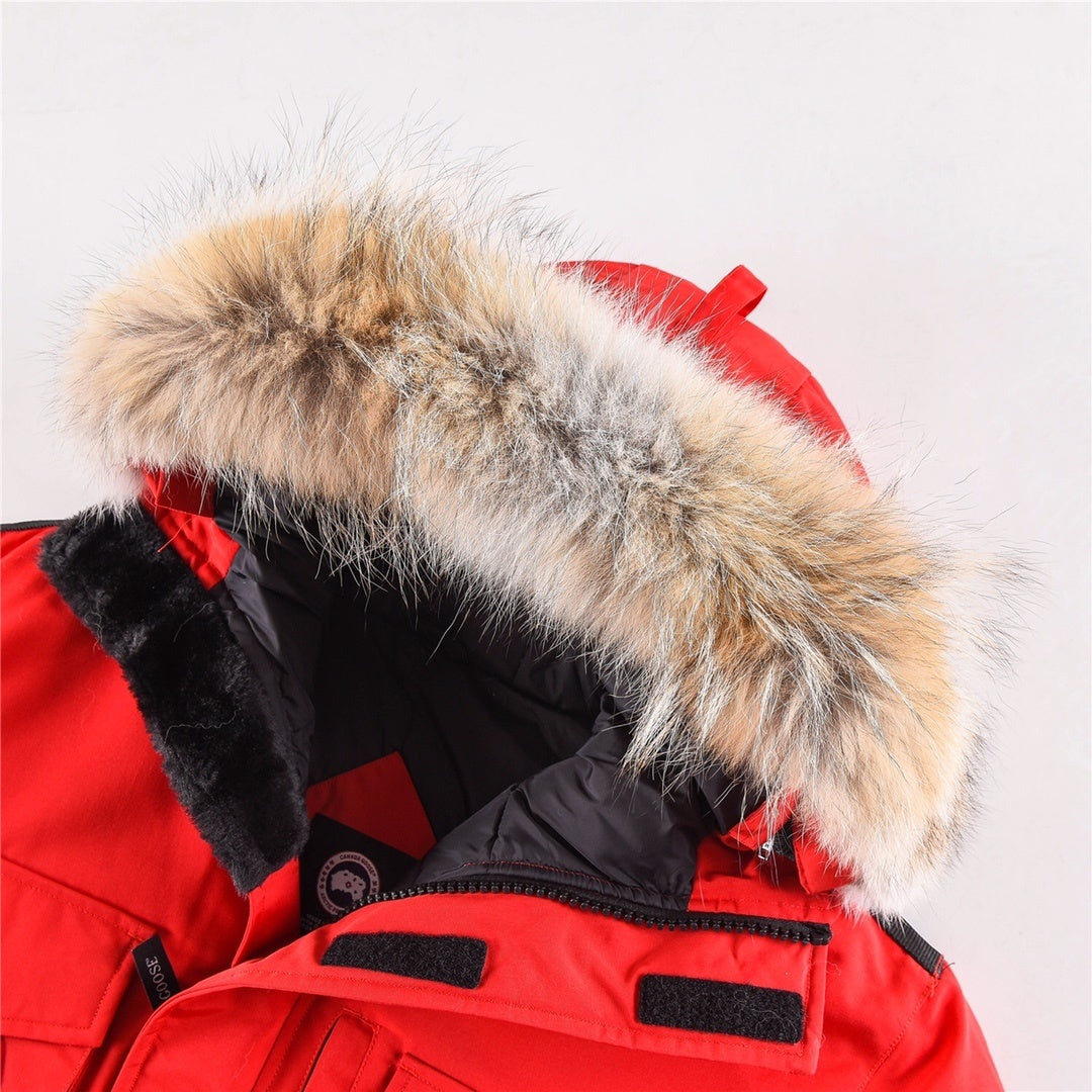 Canada Goose Red Snow Mantra Hooded Parka