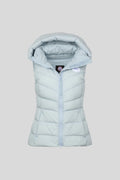 Canada Goose Pale Blue Hooded Quilted Puffer Vest