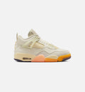Air Jordan 4 Retro Birds of Paradise Women's Lifestyle Shoes - Coconut Milk/Metallic Gold/Muslin/Bright Mango/Sundial/Black