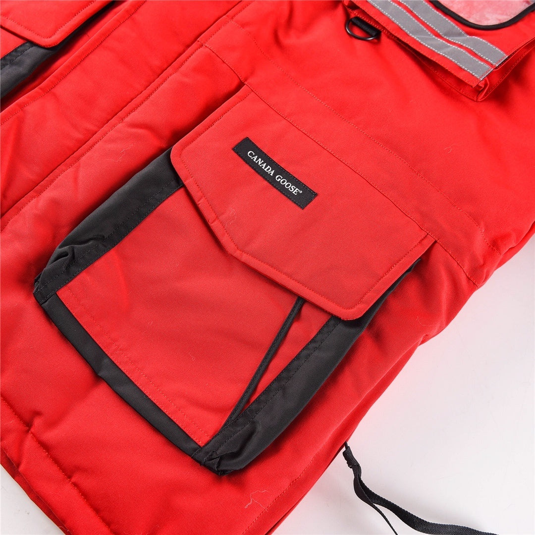 Canada Goose Red Snow Mantra Hooded Parka