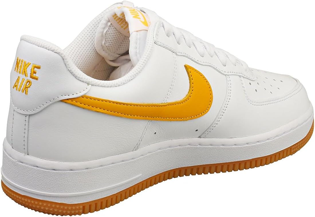 Men's Nike Air Force 1 Low Retro QS White/University Gold (FD7039 100)