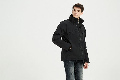 Canada Goose Men's Black Stand-Collar Utility Jacket