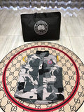 Canada Goose Grey & Black Camo Quilted Puffer Vest