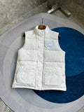 Canada Goose Navy Blue Stand-Collar Quilted Puffer Vest