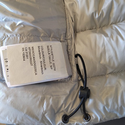 Canada Goose Silver Birch Hooded Puffer Jacket
