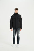 Canada Goose Men's Black Stand-Collar Utility Jacket