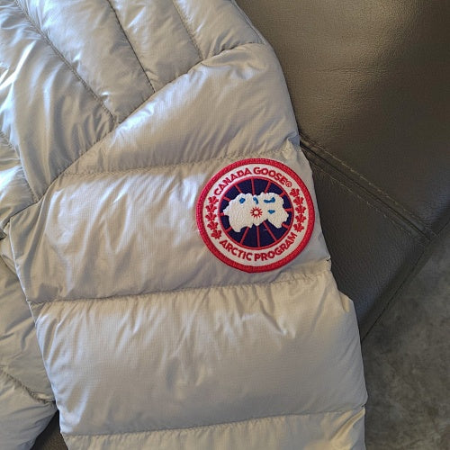 Canada Goose Silver Birch Hooded Puffer Jacket