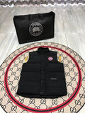 Canada Goose Black Logo-Patch Quilted Puffer Vest