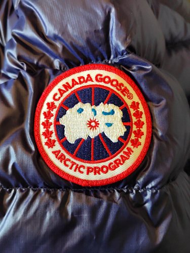 Canada Goose Black Hooded Utility Jacket with Quilted Panels