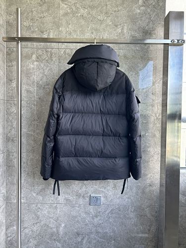 Canada Goose Black Hooded Utility Jacket with Four Flap Pockets