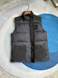 Canada Goose Black Tonal-Logo Quilted Puffer Vest