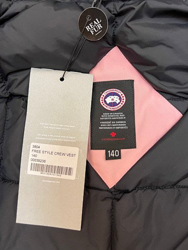 Canada Goose Pink Hooded Parka with Four Flap Pockets