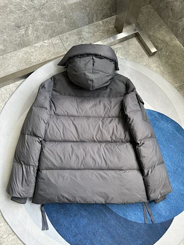 Canada Goose Charcoal Hooded Utility Jacket with Four Flap Pockets