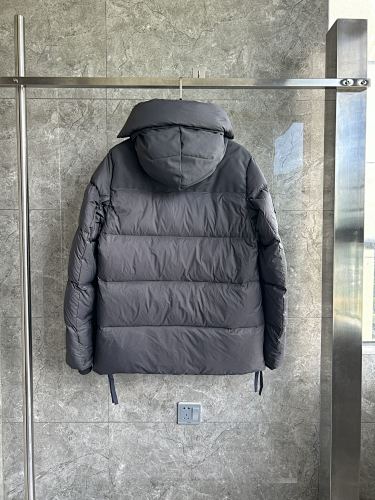 Canada Goose Charcoal Hooded Utility Jacket with Four Flap Pockets