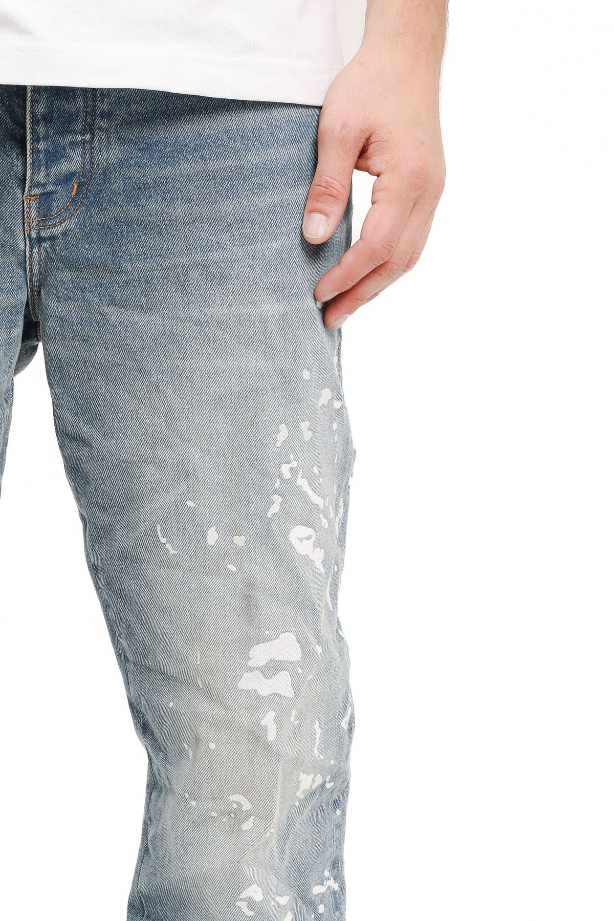 Purple Brand Manganese Paint Denim Pant