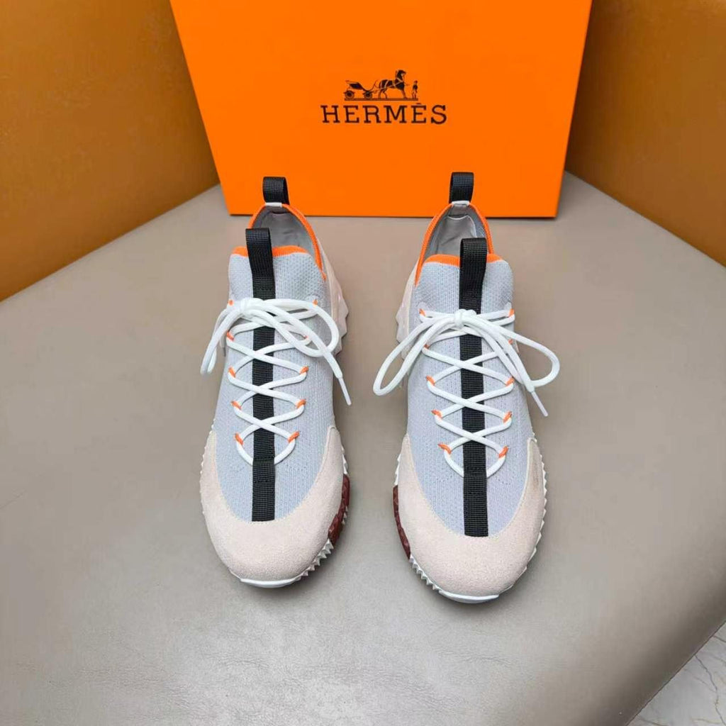 Hermès Layered Knit Sneakers