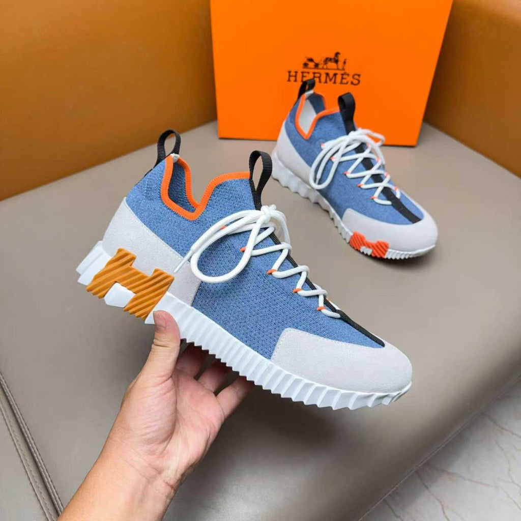 Hermès Layered Knit Sneakers
