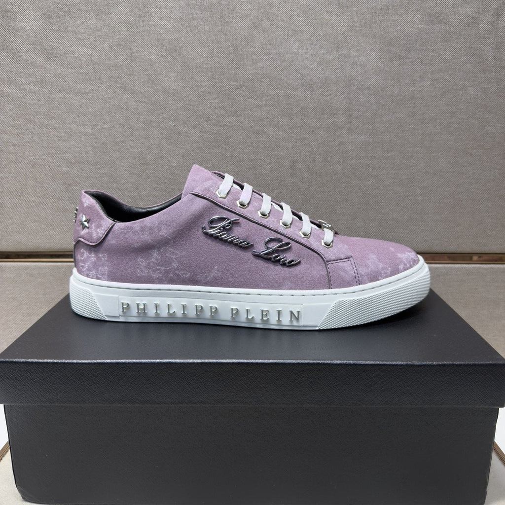 Philipp Plein Men's Script Detail Low-Top Sneakers