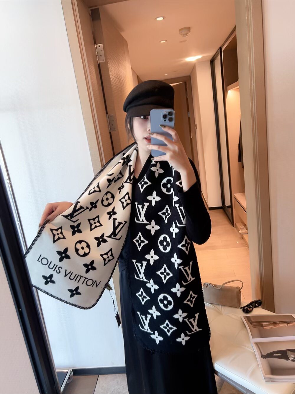 Louis Vuitton Monogram Scarf