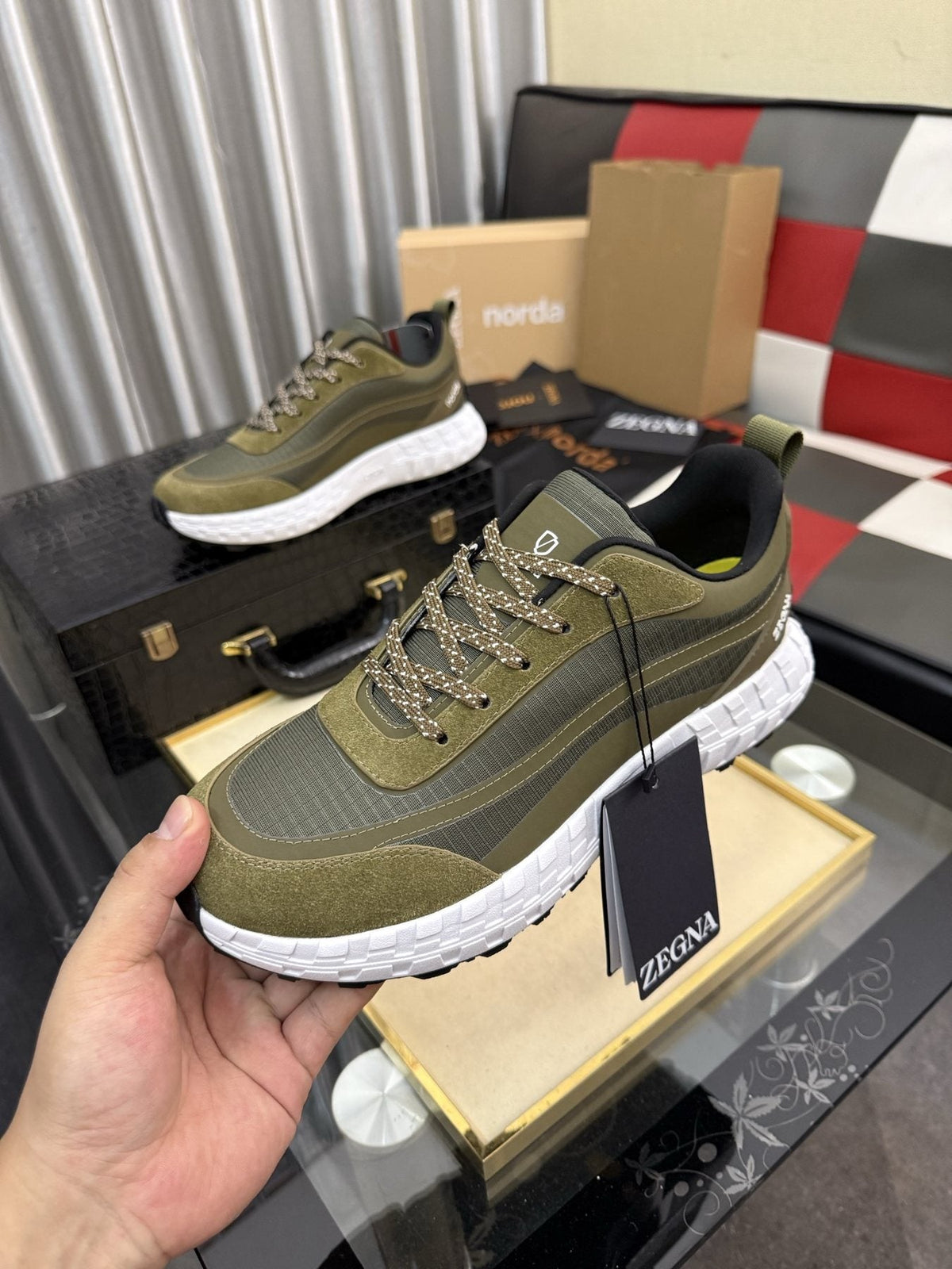 ZEGNA 001 Low-Top Running Shoes