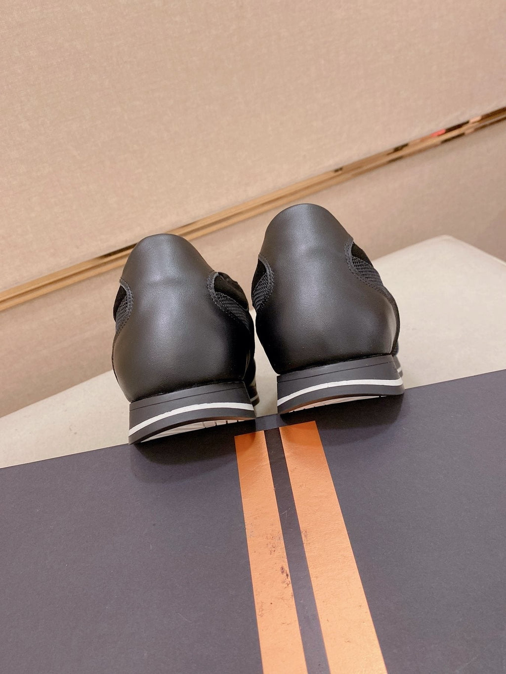 Zegna Men's Leather and Suede Low-Top Sneakers