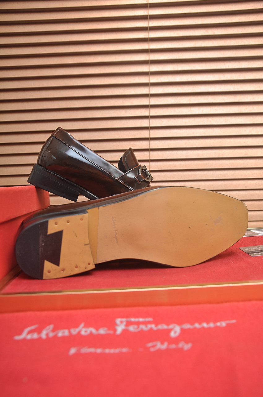 Salvatore Ferragamo Buckle Loafers