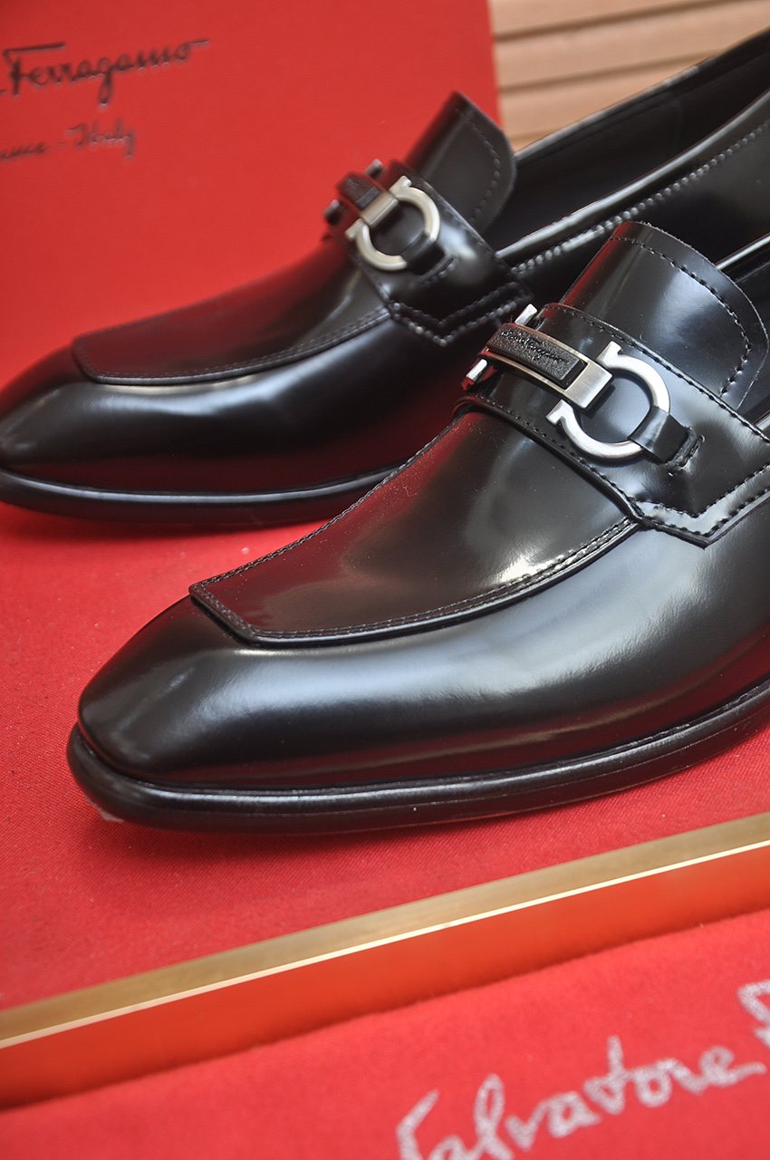 Salvatore Ferragamo Buckle Loafers