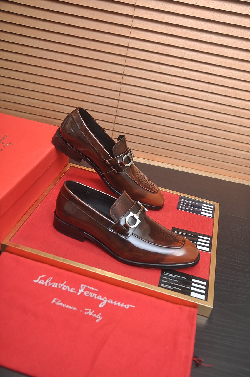 Salvatore Ferragamo Buckle Loafers