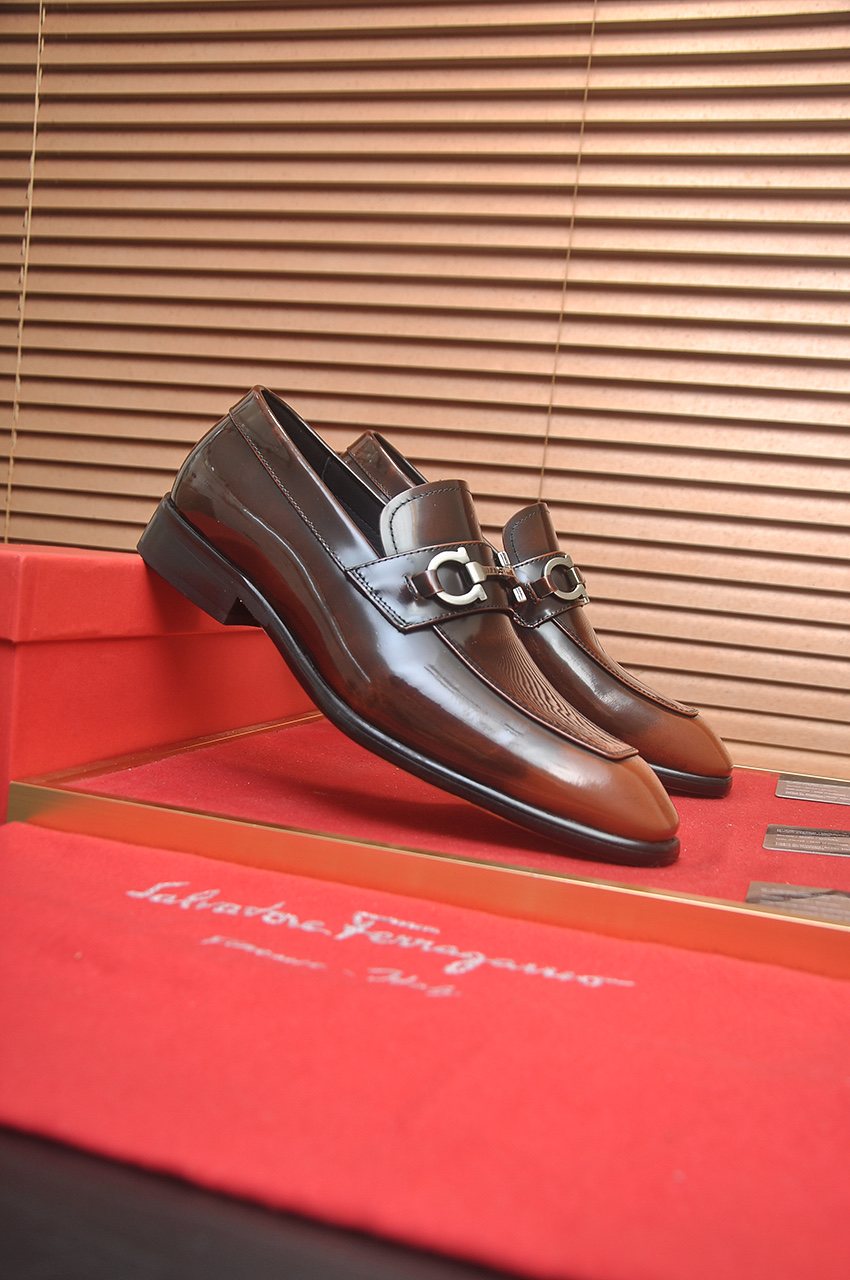 Salvatore Ferragamo Buckle Loafers