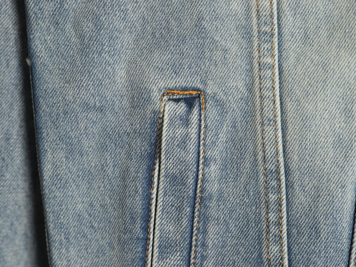 Louis Vuitton Truck-Detail Denim Jacket - Washed Gray